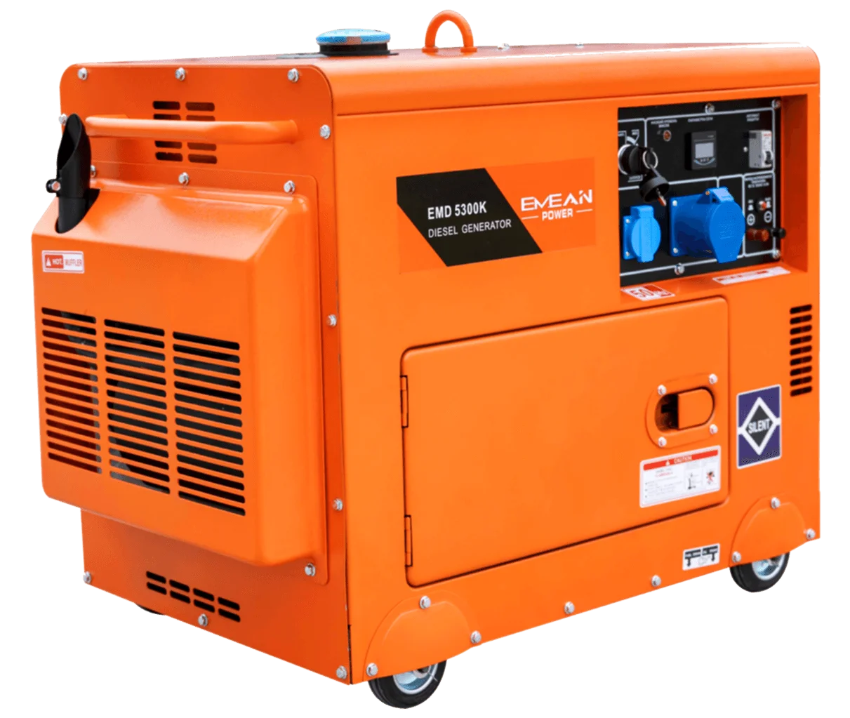 G&eacute;n&eacute;rateur diesel silencieux 5kVA &ndash; refroidi par air | EM&Eacute;E