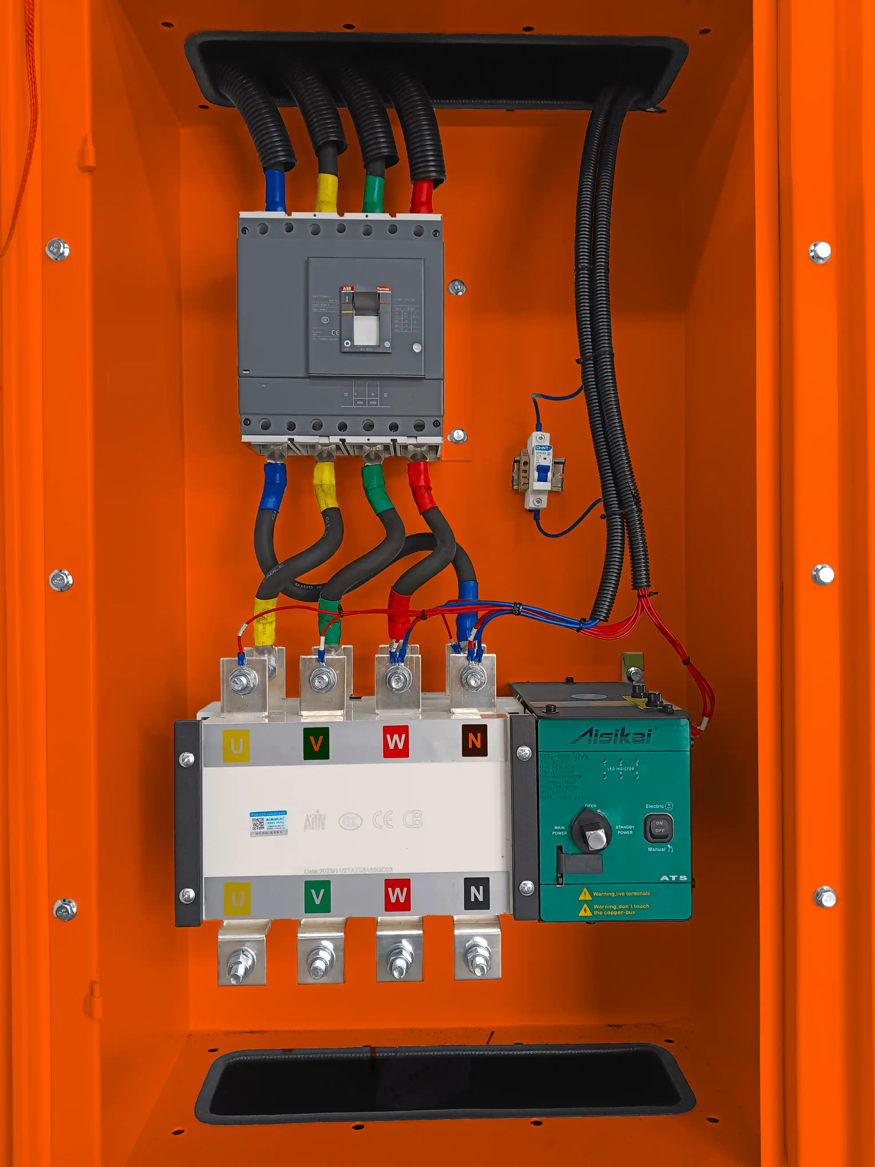 Groupe électrogène à conteneur 1875KVA/1500KW 50HZ avec moteur WEICHAI